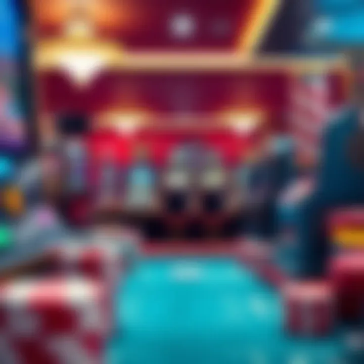 Diverse games available in online casinos