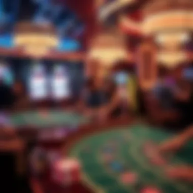 Exciting table games being played