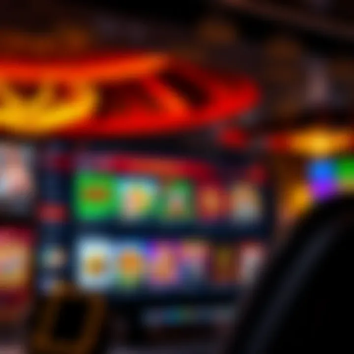Exploring the Online Casino Experience A vibrant online casino interface with games displayed