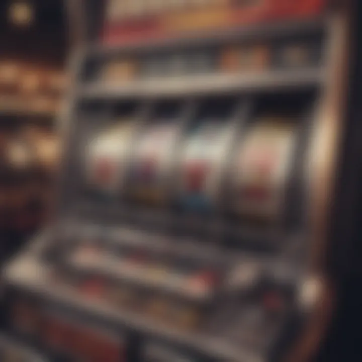 Close-up of a jackpot win on a slot machine