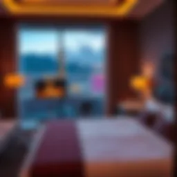 Luxurious room with stunning city view