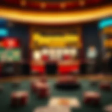 Promoting Responsible Gambling A serene setting illustrating responsible gambling practices