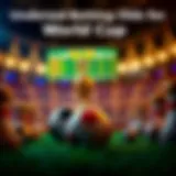 Visual representation of betting odds for the World Cup