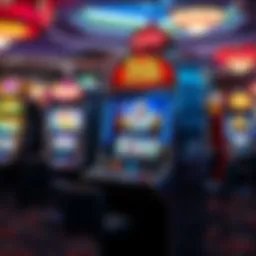 Betty White themed slot machine in a casino setting