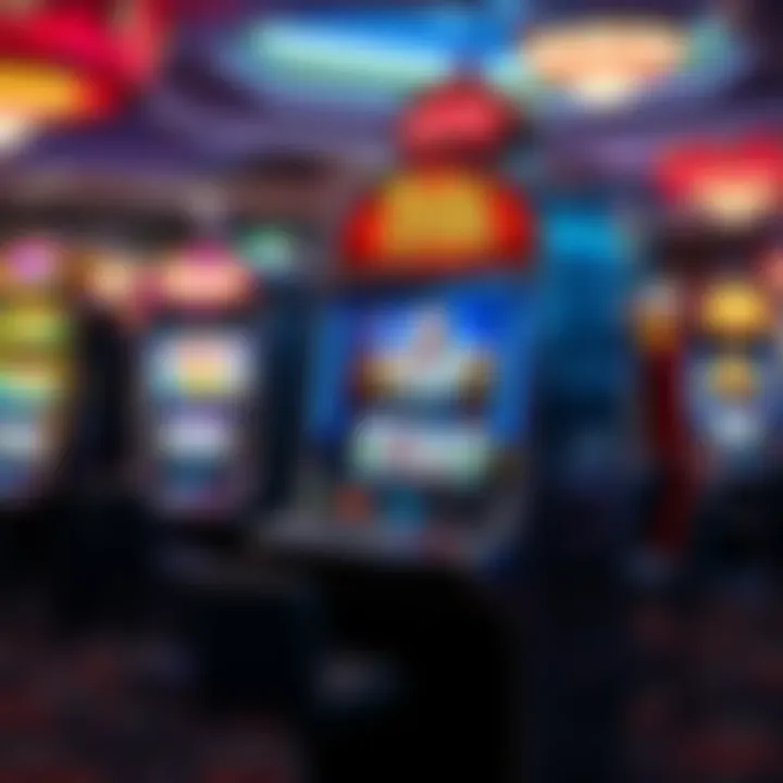 Betty White Slot Machine in Action Betty White themed slot machine in a casino setting