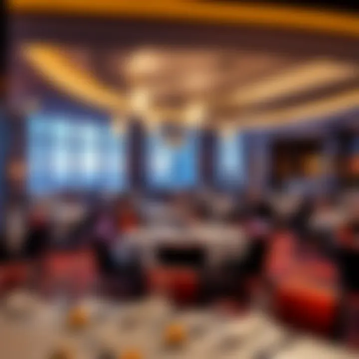 Fine dining restaurant ambiance at Borgata