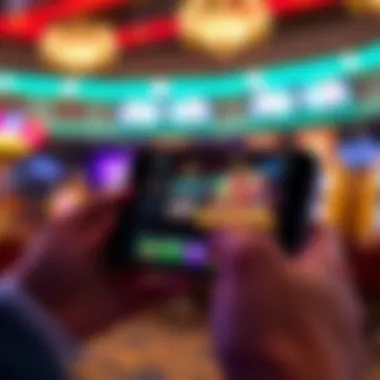 Borgata Online Casino mobile app on smartphone