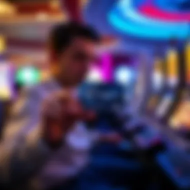 User engaging with the Borgata prepaid card on a gaming platform