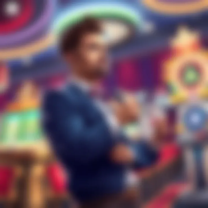 Illustration of responsible gambling practices