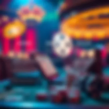 Understanding Risks and Rewards An engaging infographic illustrating the risks and rewards of online gaming and gambling.