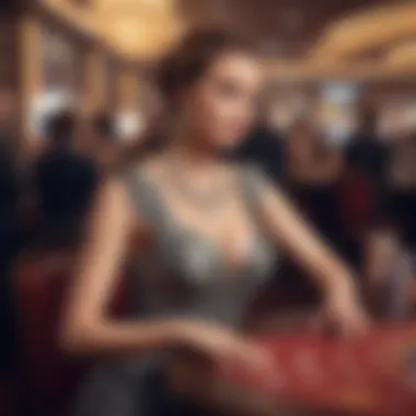 Elegant casino attire reflecting luxury and sophistication