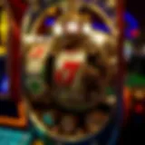The inner mechanics of a slot machine showcasing reels and symbols