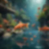 Colorful aquatic environment showcasing the fish game