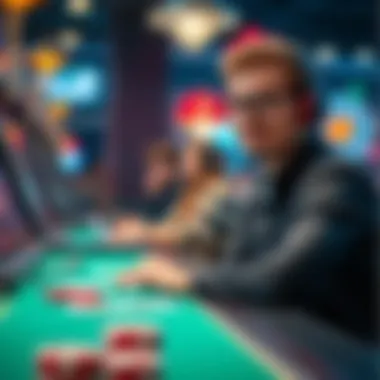 Customer support features within Uptown Aces app