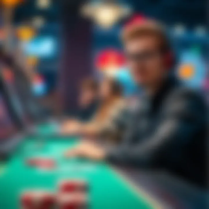 Customer support features within Uptown Aces app