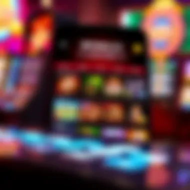 Uptown Aces App interface showcasing diverse gaming options