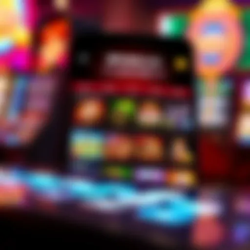 Uptown Aces App interface showcasing diverse gaming options