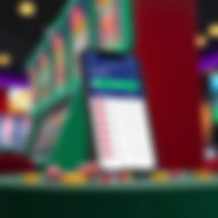 Illustration of result tracking feature within the Connecticut Lottery app