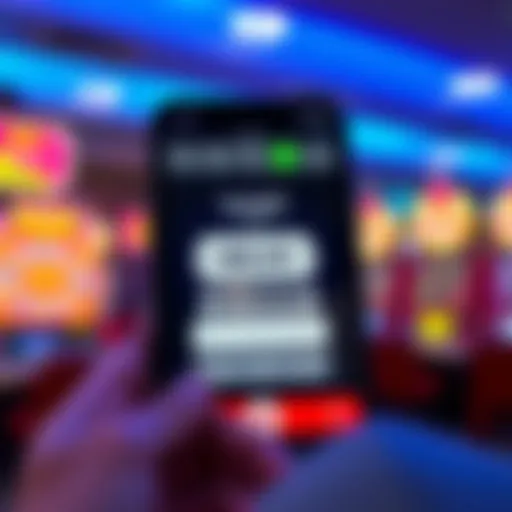 User interface of Connecticut Lottery app showcasing ticket purchase feature