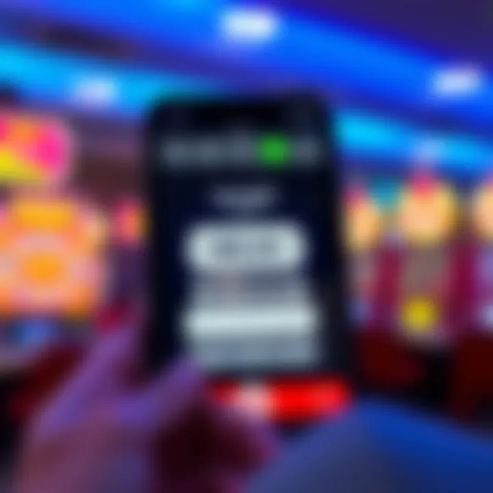 Ticket Purchase Feature in Connecticut Lottery App User interface of Connecticut Lottery app showcasing ticket purchase feature