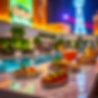 Gourmet dishes and refreshing cocktails served at the Cosmo Pool