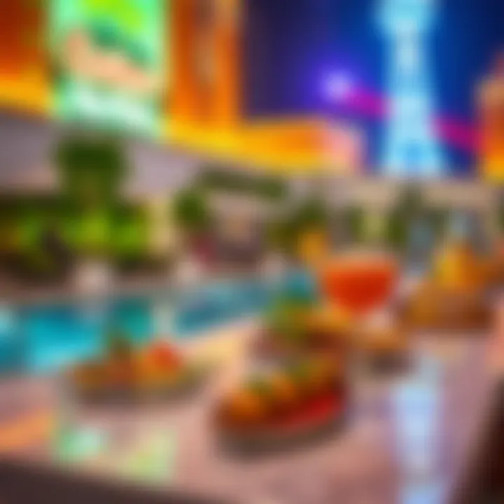 Gourmet dishes and refreshing cocktails served at the Cosmo Pool