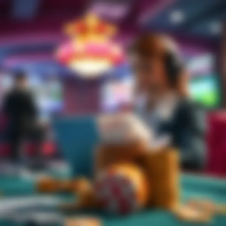 Illustration showcasing customer support resources available at Captain Jack Casino