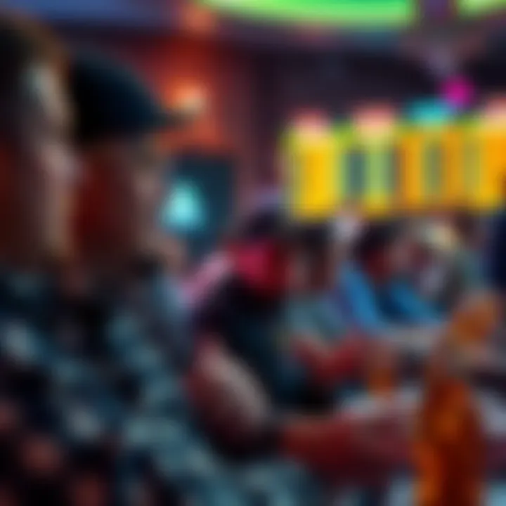 Community Engagement Among Sports Bettors Engaged sports bettors sharing insights and strategies