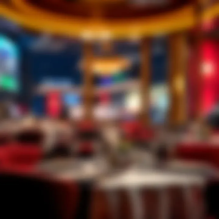 Culinary Excellence in Las Vegas Luxurious dining setup in a gourmet restaurant