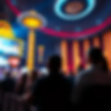 Thrilling Performances in Las Vegas A group enjoying a spectacular show in a Las Vegas theater