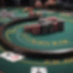 Strategic blackjack table setup