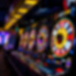 Visual representation of free spins on slot machines