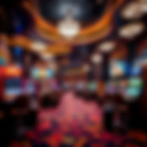 Luxurious interior of a Nebraska casino