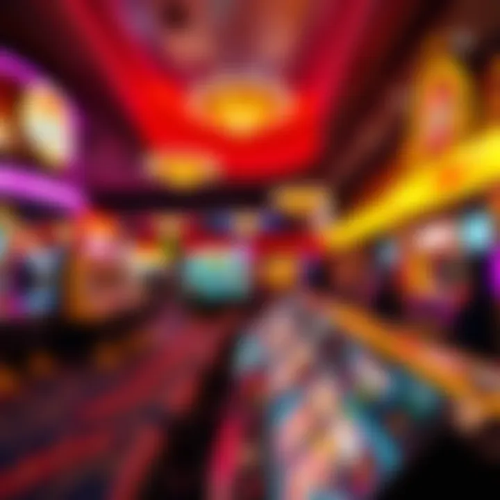 Vibrant Casino Atmosphere Atmosphere of a vibrant casino evening in Nebraska