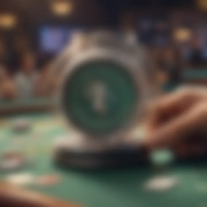 User interface of a popular Texas Hold'em platform