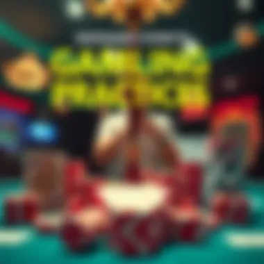 Responsible Gambling Practices An infographic illustrating responsible gambling practices