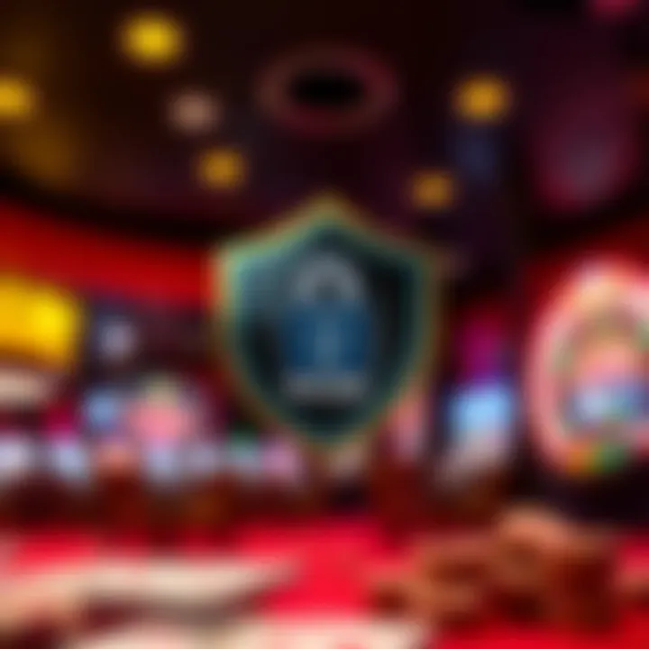 Secure Online Transactions A secure online transaction symbol representing safety in gaming