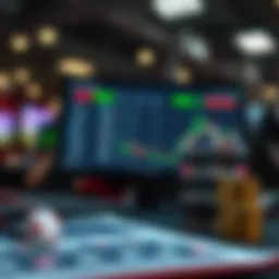 Visual representation of betting odds analysis