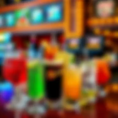 Diverse Beverage Offerings at Blackbird Bend Variety of beverages available at Blackbird Bend Casino