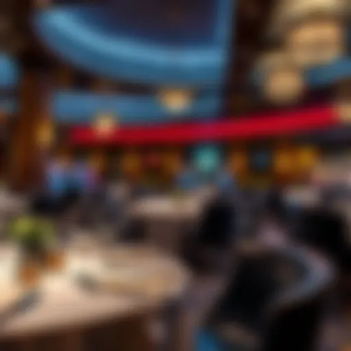 Sophisticated Ambiance at Blackbird Bend Elegant dining setup at Blackbird Bend Casino