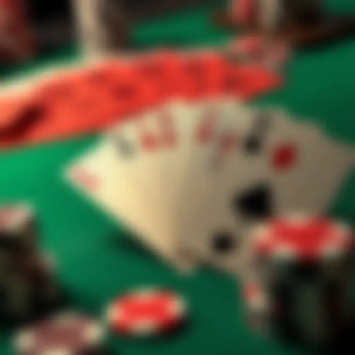 Strategic Elements of Online Blackjack Strategic elements of blackjack illustrated through cards and betting options