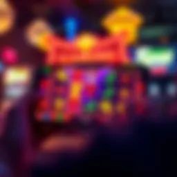 Vibrant display of a popular slot game on an iPhone