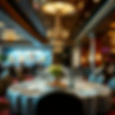 Exquisite Dining Experience at Ceasar Casino An elegant dining area showcasing exquisite culinary offerings