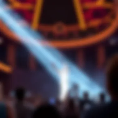 Awe-Inspiring Illusion An illusion moment during Chris Angel's performance that leaves the audience in awe.