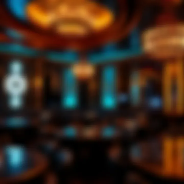 Luxurious Interior of Club Platinum Interior ambiance of Club Platinum showcasing luxury decor