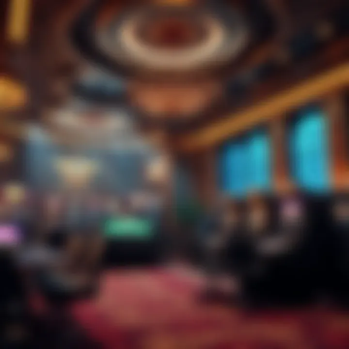 Luxurious gaming environment featuring Droyal Casino's interior design