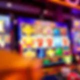 Vibrant online slot game screen showcasing various symbols