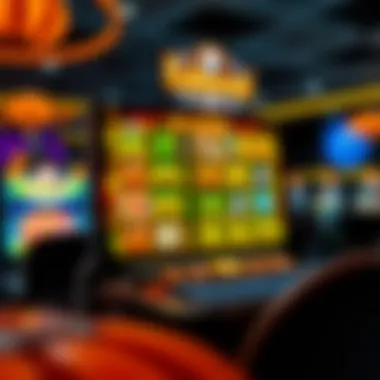 Online Casino with Halloween-Themed Slots A vibrant online casino interface showcasing various Halloween-themed slot games.