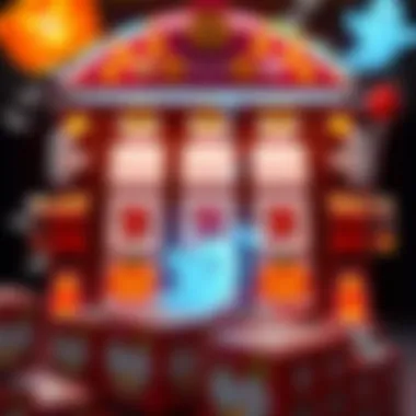 Spooky Halloween Slot Machine A spooky Halloween-themed slot machine adorned with jack-o'-lanterns and ghosts.