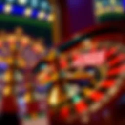 A beautifully arranged roulette wheel with vibrant colors highlighting the free money aspect